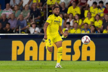 Villarreal, İspanya - 19 Ağustos 2024: Villareal ve Atletico de Madrid arasındaki lig maçı Villareal 'de oynandı. Atletico de Madrid oyuncuları. Lig 24 / 25. Futbolcular.