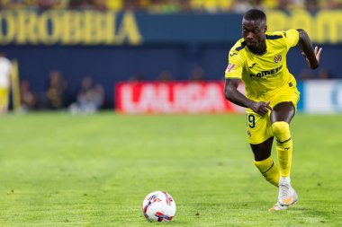 Villarreal, İspanya - 19 Ağustos 2024: Villareal ve Atletico de Madrid arasındaki lig maçı Villareal 'de oynandı. Atletico de Madrid oyuncuları. Lig 24 / 25. Futbolcular.