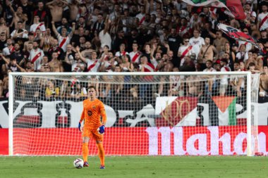 Madrid, İspanya - 27 Ağustos 2024: Madrid 'de oynanan Rayo Vallecano ve FC Barcelona ligi maçı. FC Barcelona oyuncuları. Futbolcular.