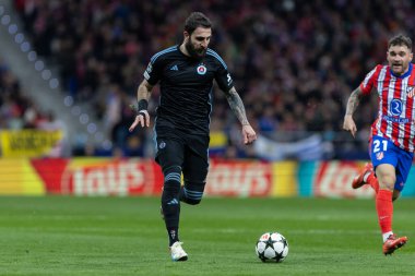 Madrid, İspanya - 11 Aralık 2024: Atletico de Madrid ile SK Slovamn Bratislava arasında oynanan Şampiyonlar Ligi maçı. SK Bratislava oyuncuları. Colchoneros kazandı.