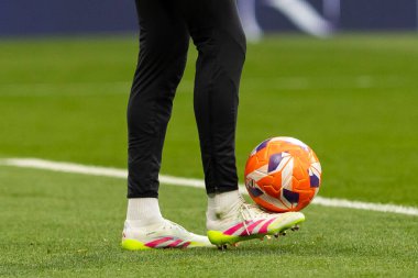 Madrid, İspanya - 10 Mayıs 2025: Atletico Madrid ile Real Sociedad arasındaki La Liga maçı başkentte oynandı. Gerçek Sociedad oyuncuları.