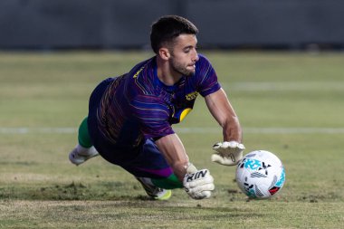 Madrid, İspanya - 31 Ağustos 2025: Rayo Vallecano ile FC Barcelona arasındaki lig maçı. EA Spor Ligi 2024-2025. FC Barcelona oyuncuları. Profesyonel lig.