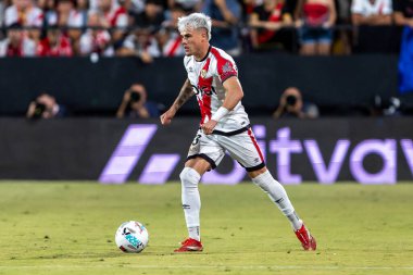 Madrid, İspanya - 31 Ağustos 2025: Rayo Vallecano ile FC Barcelona arasındaki lig maçı. EA Spor Ligi 2024-2025. Rayo Vallecano oyuncuları. Profesyonel Lig. EuroRadio.