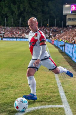 Madrid, İspanya - 31 Ağustos 2025: Rayo Vallecano ile FC Barcelona arasındaki lig maçı. EA Spor Ligi 2024-2025. Rayo Vallecano oyuncuları. Profesyonel Lig. EuroRadio.