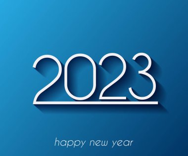 2023 Happy New Year background.