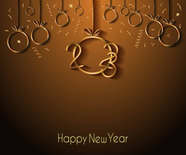 2023 Happy New Year background for your seasonal invitations, festive posters, greetings cards.