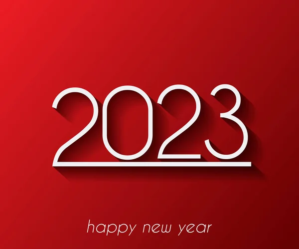 Счастливого Нового Года 2023 Года — стоковый вектор