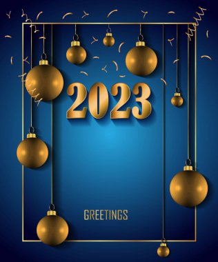 2023 Mutlu Noeller ve yeni yıl arkaplanı. Mevsimlik davetiyeleriniz, festival posterleriniz için..