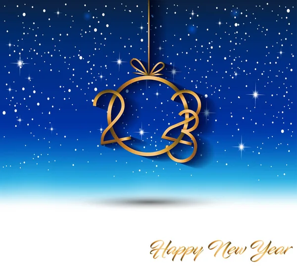 2023 Happy New Year Background — Stockvektor