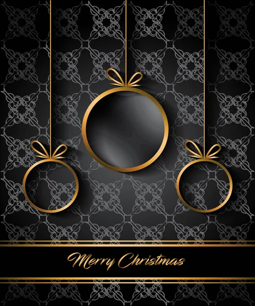 2024あなたの季節の招待状 祭りのポスター 挨拶カードのためのメリークリスマスの背景 — ストックベクタ