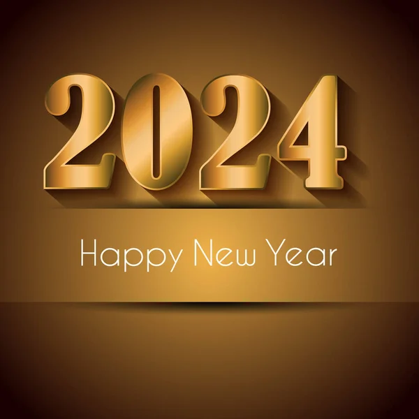 stock vector 2024 Happy New Year background.