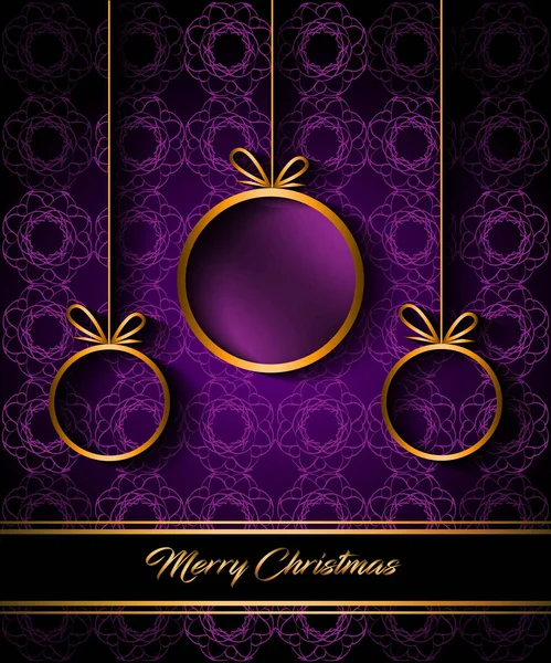 你的节日请柬 节日海报 贺卡的圣诞快乐背景 — 图库矢量图片