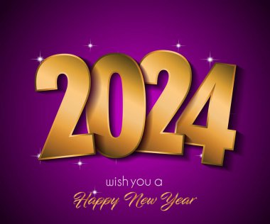 2024 Mutlu Yıllar arkaplanı.