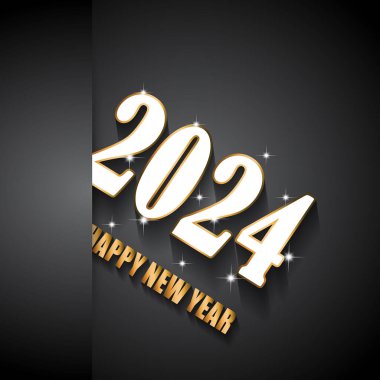 2024 Mutlu Yıllar arkaplanı.