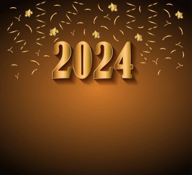 2024 Mutlu Yıllar arkaplanı.