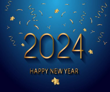2024 Yeni Yıl Davetiyeleriniz, festival posterleriniz, tebrik kartlarınız için mutlu yıllar..