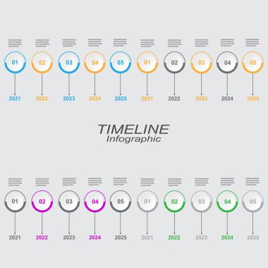 Verilerinizi göstermek için zaman çizelgesi oluşturun. Bilgi, sıralama ve istatistikleri görüntüleme fikri.