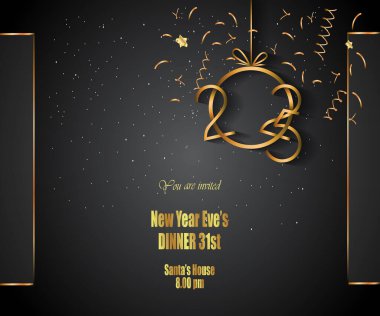 2025 Yeni Yıl Davetiyeleriniz, festival posterleriniz, tebrik kartlarınız için mutlu yıllar..