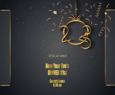 2025 Yeni Yıl Davetiyeleriniz, festival posterleriniz, tebrik kartlarınız için mutlu yıllar..