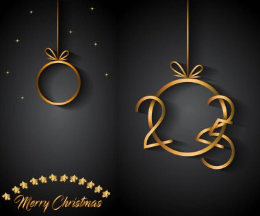 Mevsimlik davetiyeleriniz, festival afişleriniz, tebrik kartlarınız için 2025 Mutlu Noeller..