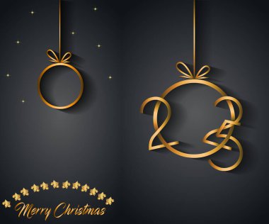 Mevsimlik davetiyeleriniz, festival afişleriniz, tebrik kartlarınız için 2025 Mutlu Noeller..