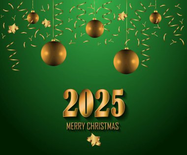 Mevsimlik davetiyeleriniz, festival afişleriniz, tebrik kartlarınız için 2025 Mutlu Noeller.. 