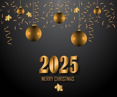 Mevsimlik davetiyeleriniz, festival afişleriniz, tebrik kartlarınız için 2025 Mutlu Noeller.. 