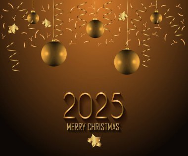 Mevsimlik davetiyeleriniz, festival afişleriniz, tebrik kartlarınız için 2025 Mutlu Noeller.. 
