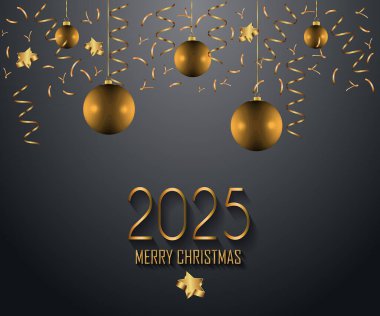 Mevsimlik davetiyeleriniz, festival afişleriniz, tebrik kartlarınız için 2025 Mutlu Noeller.. 