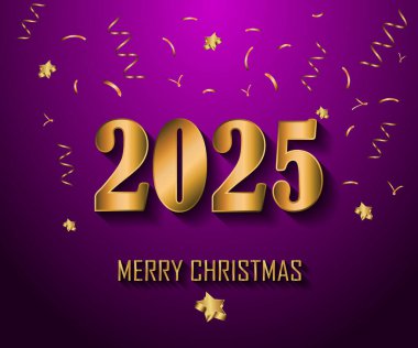 Mevsimlik davetiyeleriniz, festival afişleriniz, tebrik kartlarınız için 2025 Mutlu Noeller..