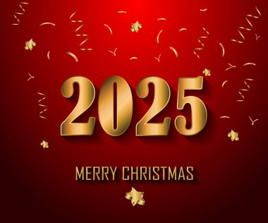 Mevsimlik davetiyeleriniz, festival afişleriniz, tebrik kartlarınız için 2025 Mutlu Noeller..