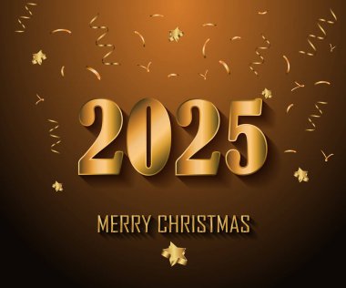 Mevsimlik davetiyeleriniz, festival afişleriniz, tebrik kartlarınız için 2025 Mutlu Noeller..