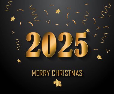 Mevsimlik davetiyeleriniz, festival afişleriniz, tebrik kartlarınız için 2025 Mutlu Noeller..