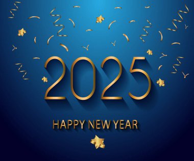 2025 Yeni Yıl Davetiyeleriniz, festival posterleriniz, tebrik kartlarınız için mutlu yıllar..
