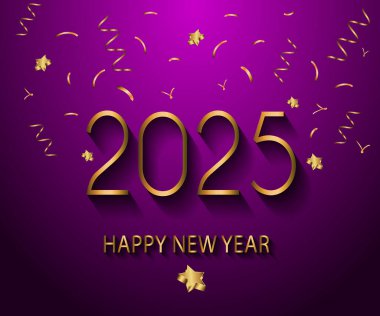 2025 Yeni Yıl Davetiyeleriniz, festival posterleriniz, tebrik kartlarınız için mutlu yıllar..