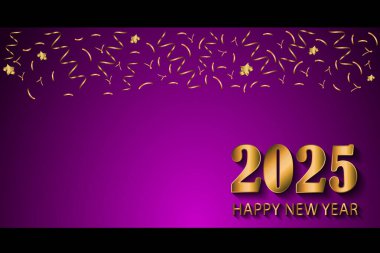 2025 Mutlu yeni yıl arkaplan afişleri mevsimlik davetiyeleriniz için festival afişleri.