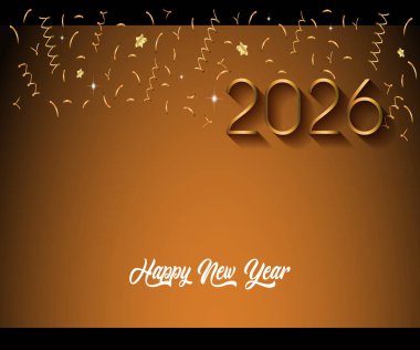 2026 Mutlu yeni yıl arkaplan afişleri mevsimlik davetiyeleriniz için festival afişleri.