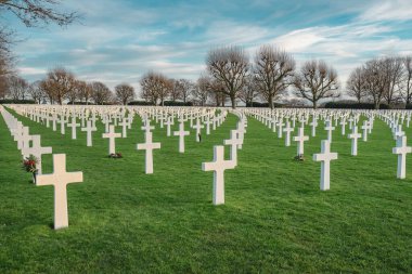 American cemetery at Magraten, Limburg, The Netherlands. 9 Januari 2023.