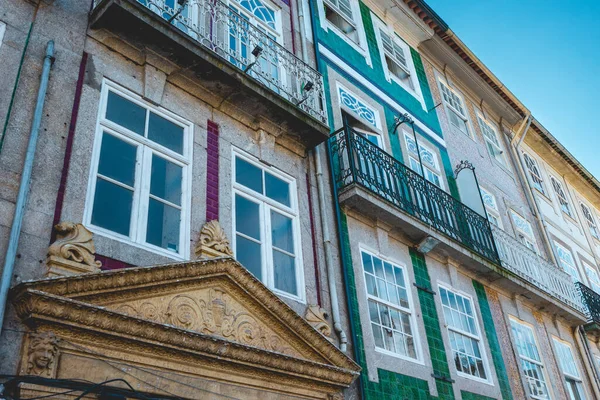 Красивая Архитектура Старом Центре Браги Португалия — стоковое фото
