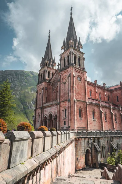 stock image Basilica de Santa Maria la Real de Covadonga, Asturias, Spain.