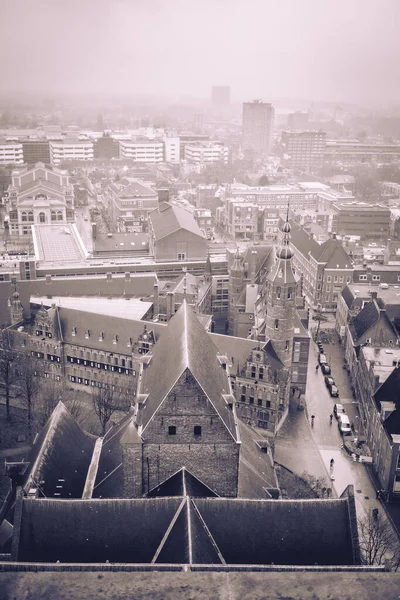 Überblick Über Die Stadt Groningen Vom Martiniturm Aus März 2023 — Stockfoto
