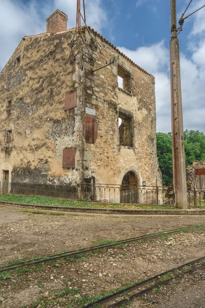 Fransa Nın Oradour Sur Glane Kentinin Eski Rünleri Mayıs 2023 — Stok fotoğraf