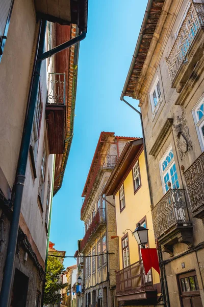Улицы Архитектура Старого Города Гимараеш Португалия — стоковое фото