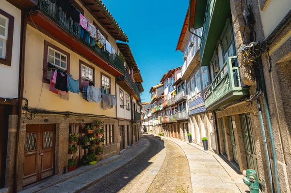 Belas Ruas Arquitetura Cidade Velha Guimarães Portugal — Fotografia de Stock