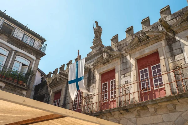 Улицы Архитектура Старого Города Гимараеш Португалия — стоковое фото