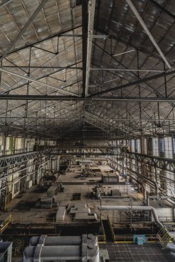 Belçika 'da terk edilmiş eski bir fabrika..