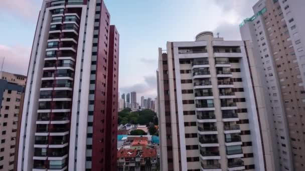 Timelapse High Viewpoint Buildings Tatuape Paulo Brazil — Stock Video