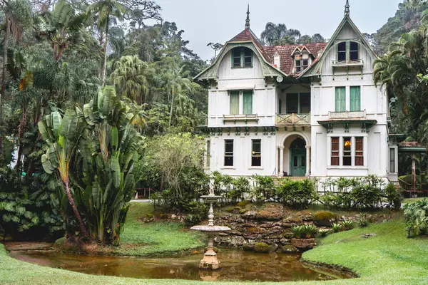 Ipiranga Evi, Petropolis, Rio de Janeiro, Brezilya 'daki eski tarihi bina. 29 Mayıs 2024.