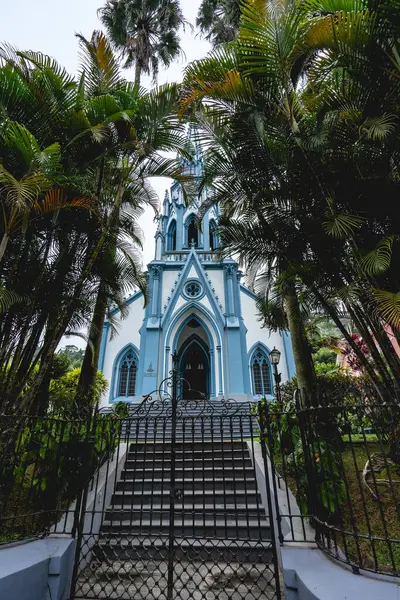 Petropolis 'in merkezindeki eski kilise, Rio de Janeiro, Brezilya. 29 Mayıs 2024.