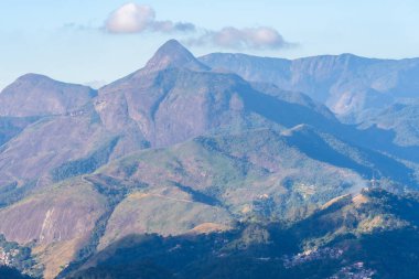 Petropolis, Rio de Janeiro, Brezilya 'dan Arial Manzara.